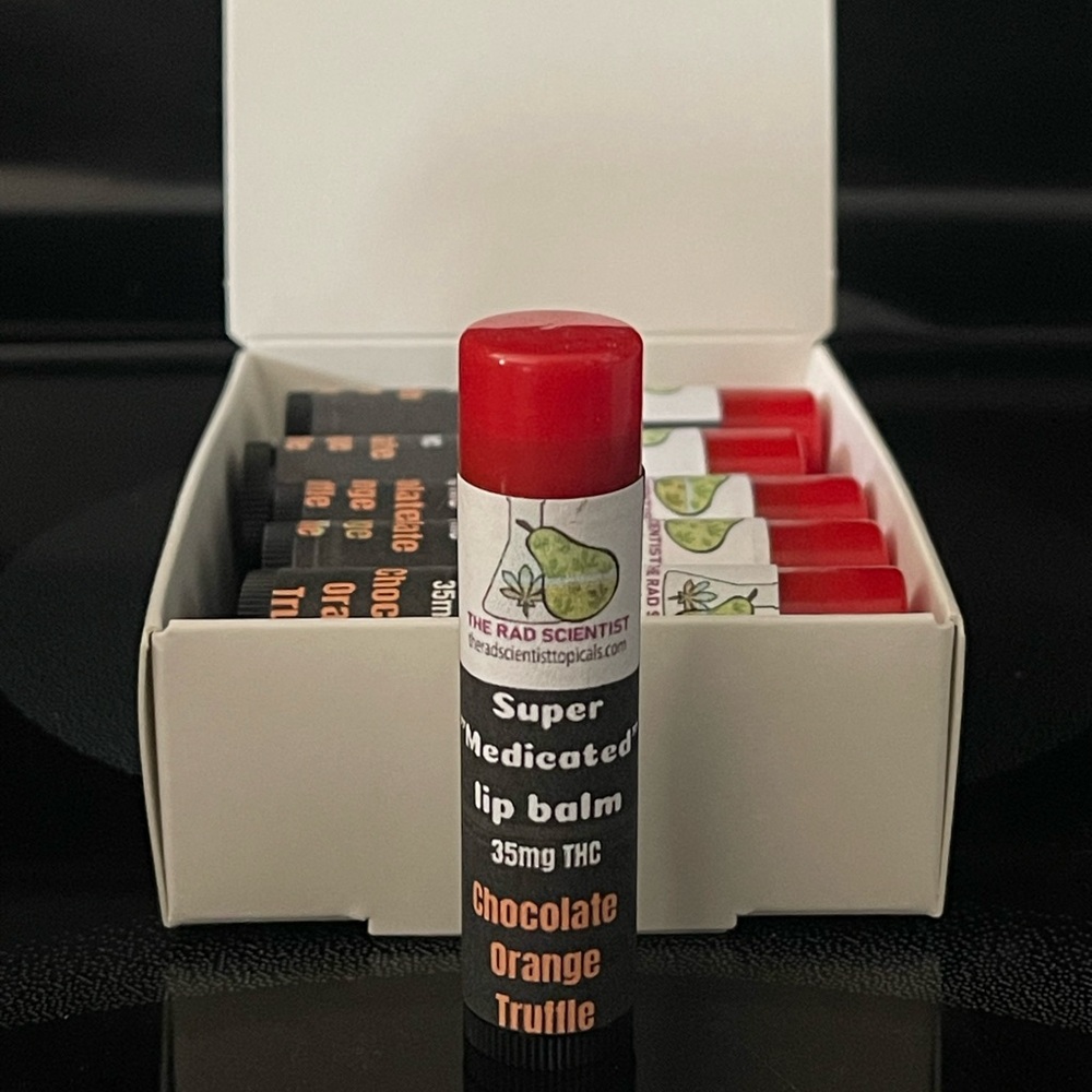 Super medicated lip balm - chocolate orange truffle